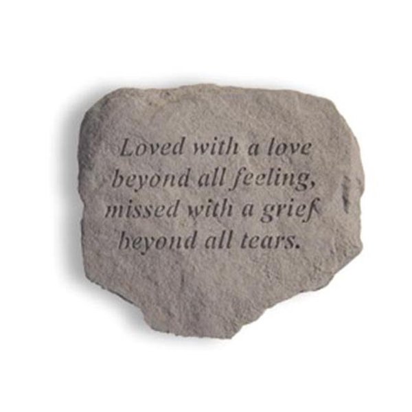 Kay Berry Inc Kay Berry- Inc. 60420 Loved With A Love Beyond All Feeling - Memorial - 11 Inches x 10 Inches 60420